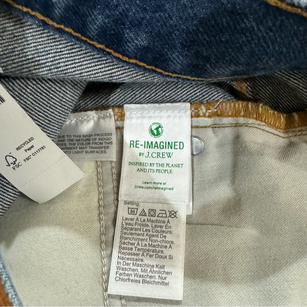 New! J. Crew Slouchy Boyfriend Jeans in Barn Wash Size 27 - Picture 6 of 10
